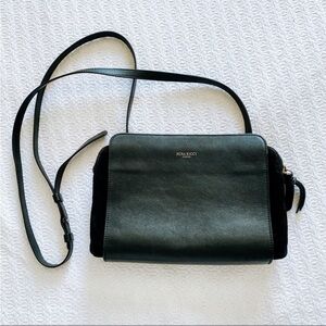 Nina Ricci Marche Duo Crossbody Black Leather